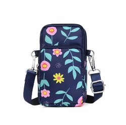 Women Nylon Mobile Phone Bag Female Designer Shoulder Bag Arm Bag Lady Wallet