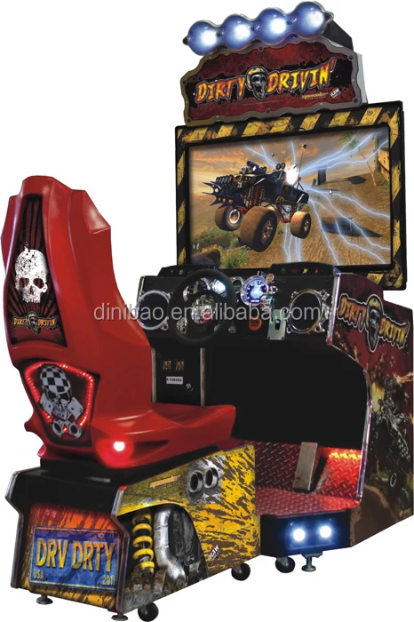 Dinibao 42 inch LCD Dirty Driving simulator racing car game machine for arcades game center