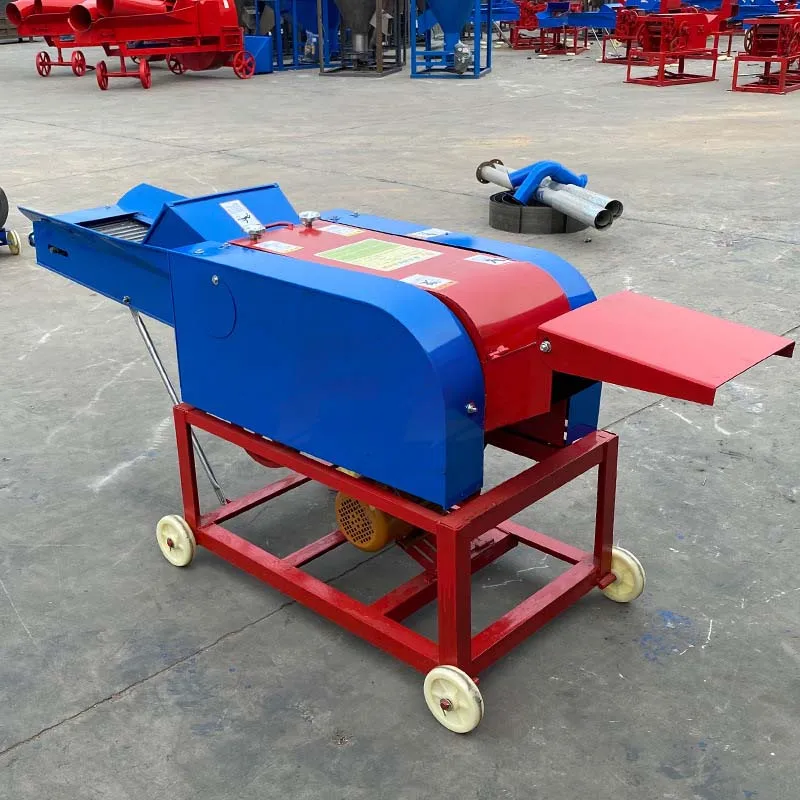 Multifunction electric chaff cutter / grinder for maize / grass stalk crusher machine