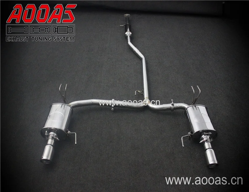 Высокопроизводительный поток для системы выхлопной трубы автомобиля Acura TLX, активный звук выхлопной трубы