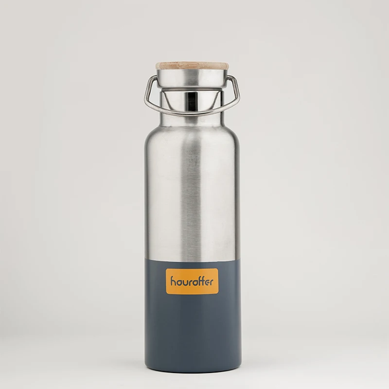 Double Wall High Glass Tea Infuser Water Bottle with Stainless Steel customer logo vacuum flask