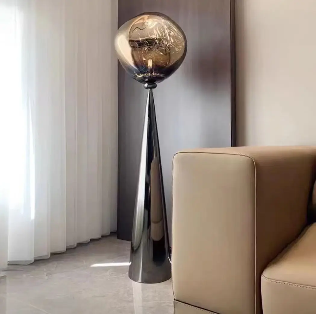 2024 lava living room Nordic Modern standing corner decorative modern metal floor lamp