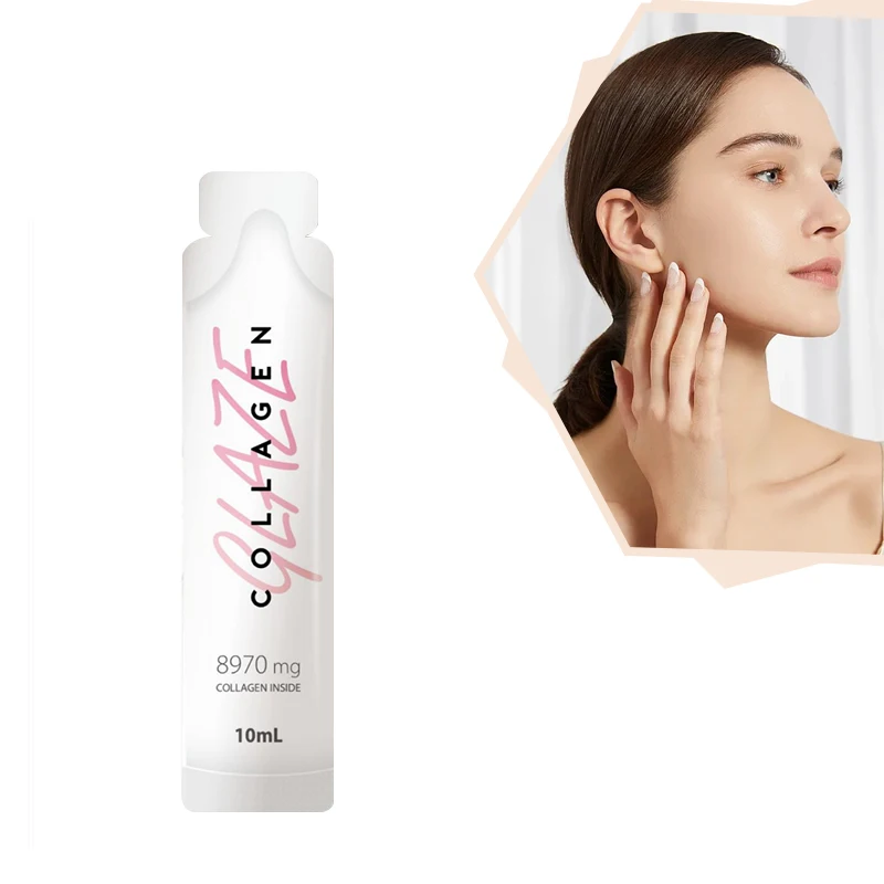 Wholesale Customized Vitamin C Beauty Collagen Peptides Drink 8970mg Rose Collagen Peptides Drink