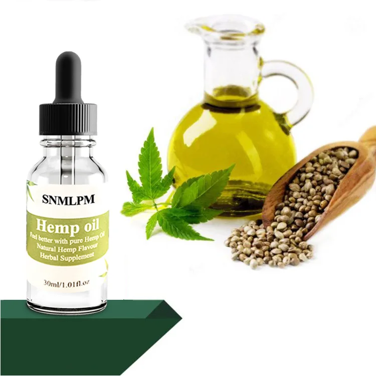 Reduce Stress Anxiety Nourishing  100% Pure Essential Private Label Body Oil Hemp Oil Extract Body Massage Oil