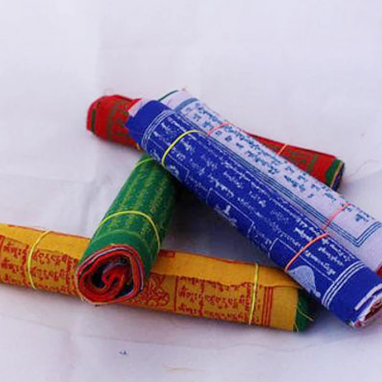 
2019 Windhorse And Tibetan Deities And The Mantras Design Garden Flags 