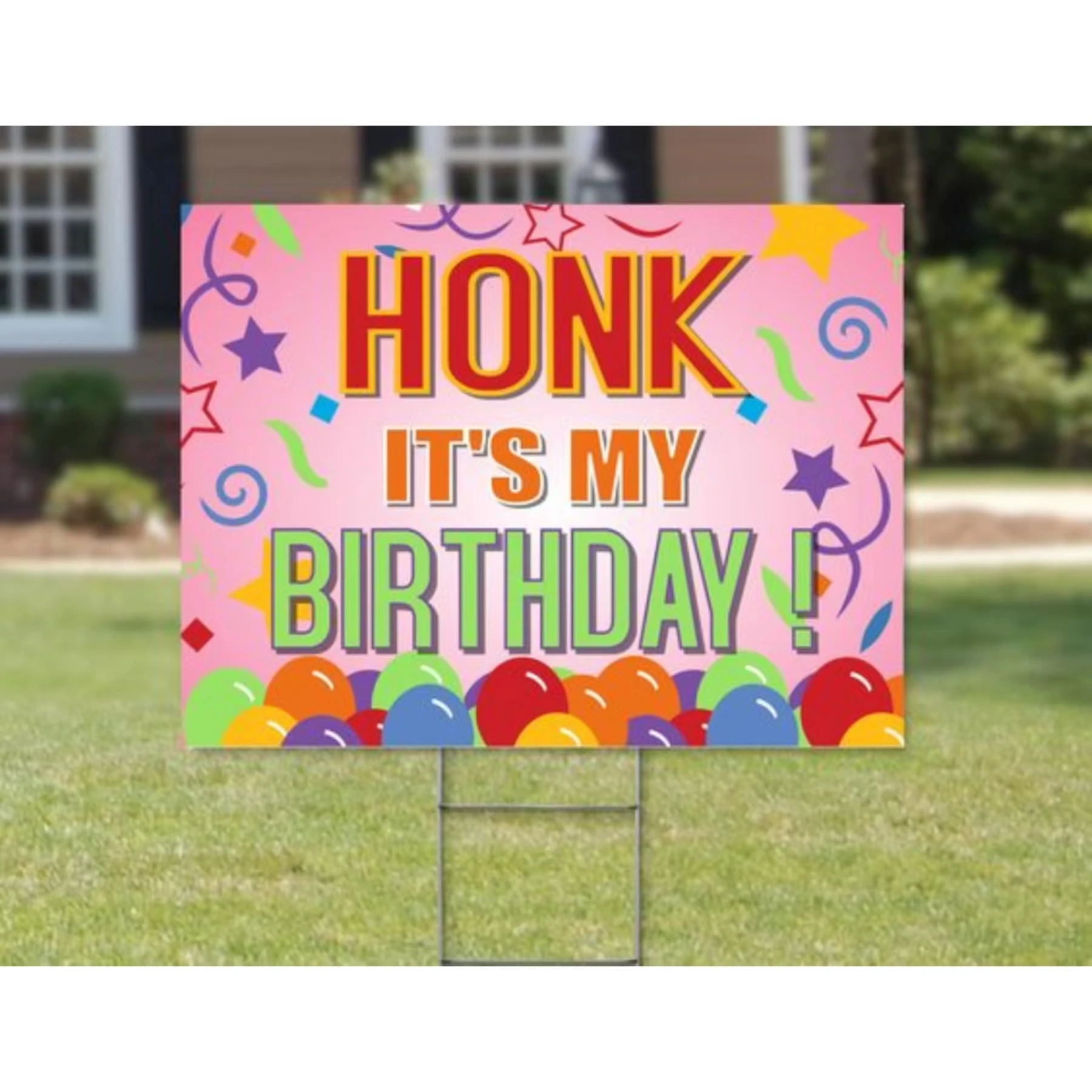 Factory hot sale poly bag sign board for birthday yard plastic sign board fluted yard sheets pvc foam board