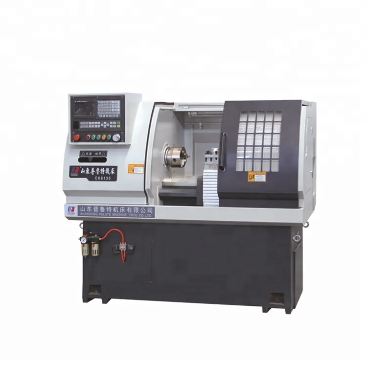 Mini Cnc Lathe Machine Price Small Cutting Metal Lathe Ck6130