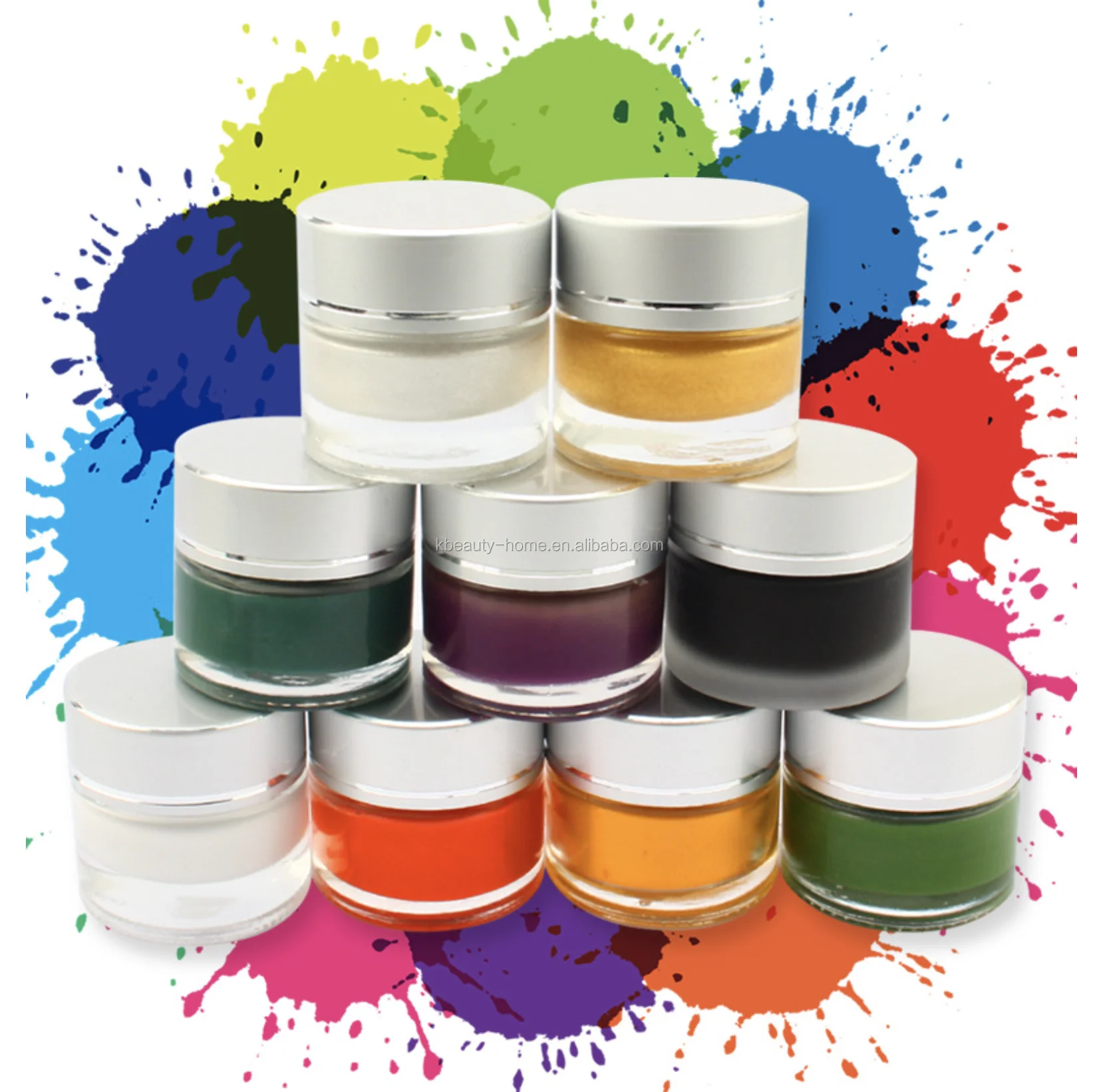 high quality face single color latex body paint art makeup waterproof glow body paint Christmas party nude body paint