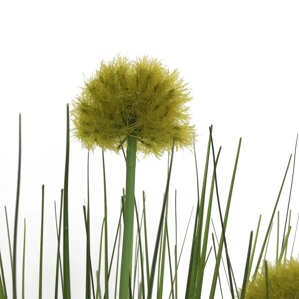 
 Новинка 2020, искусственный цветок для улицы, Одуванчик в черном пластиковом горшке, украшения  