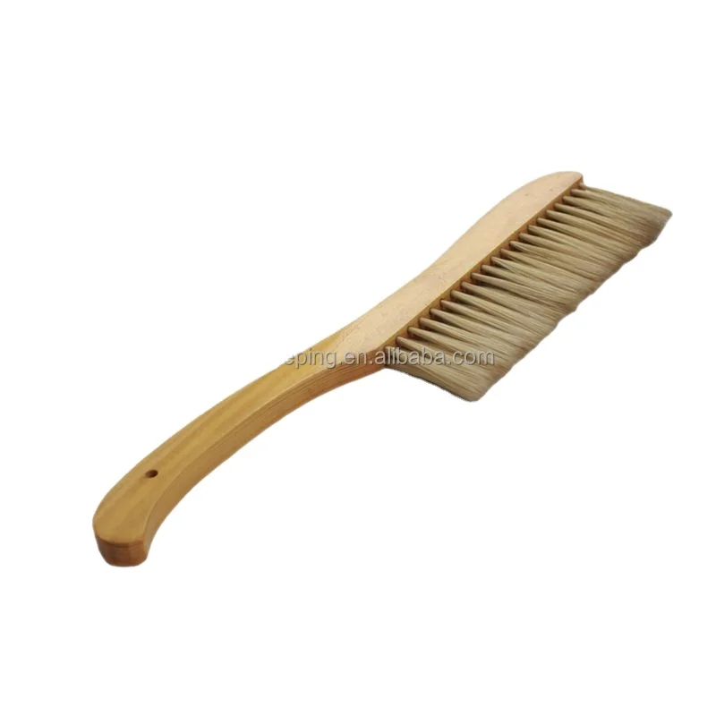 CHINABEES Bee Brush for Beekeeping Beehive Tools Wood Three Row Filaments Beekeeper Equipment Professional Beeke