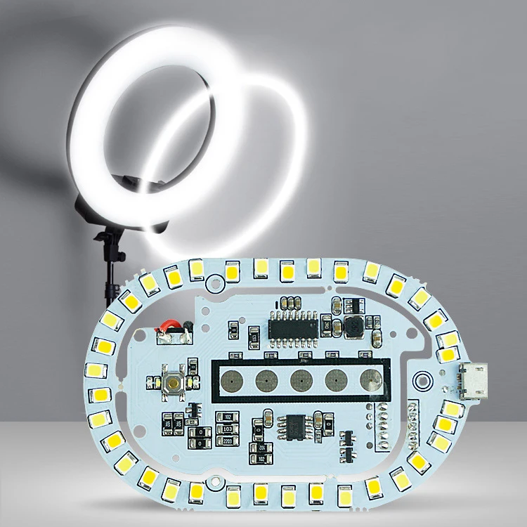 LED Adjustable Ring Gill Light PCBA Solution Development Manufacturer Mcpcb For led Light