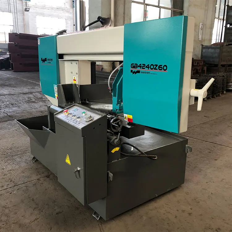 GB4240Z60 angle 0~60 degrees miter/inclinable angle metal/iron cutting horizontal band saw machine