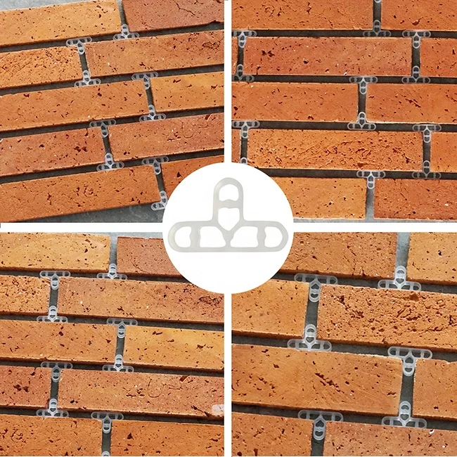 100pcs/bag Floor installation kit  Wall leveling Clips Traditional Brick Spacer Brick Yard Spacer