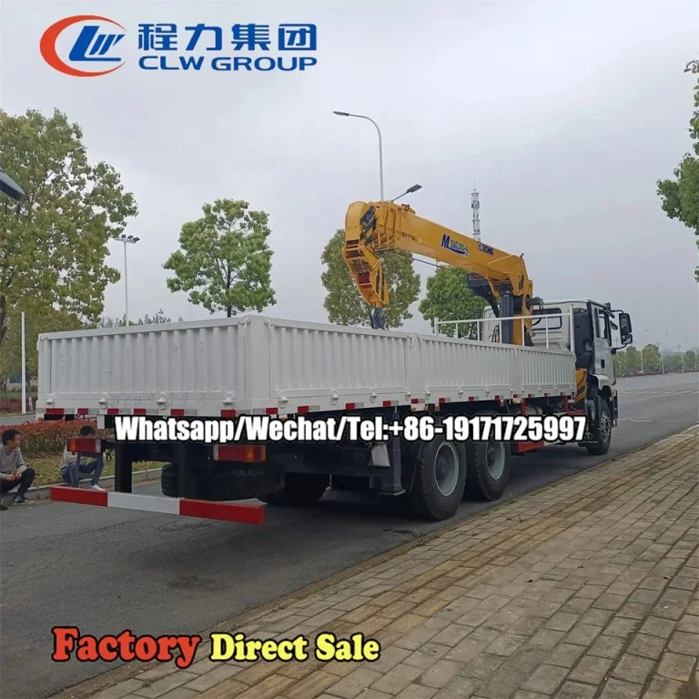 Shacman Sinotruk Howo 6x4 12-тонный 14-тонный подъемный кран для грузовика