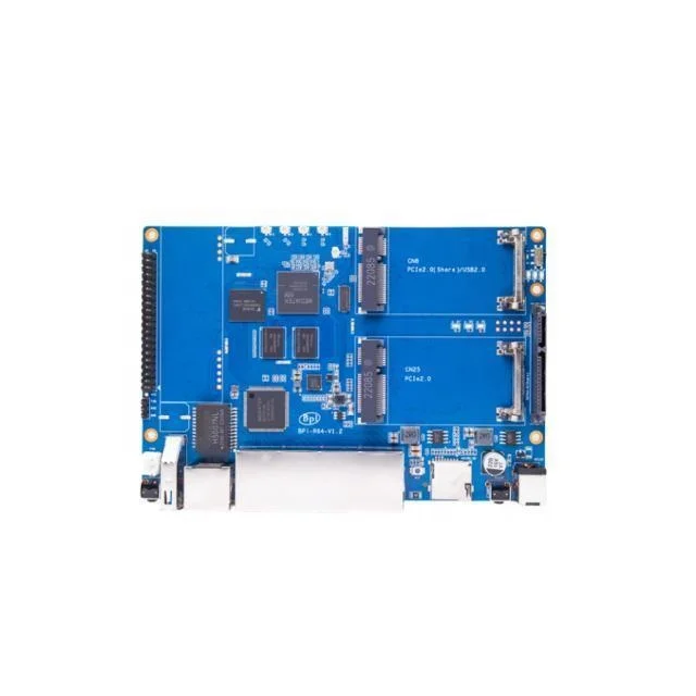 BPI-R64 с открытым исходным кодом, плата для разработки маршрутизатора Banana PI, микросхема MT7622, 1 ГБ, DDR3, SDRAM, 8 ГБ, eMMC, флэш-открывание и Linux, гигабитные LAN-порты