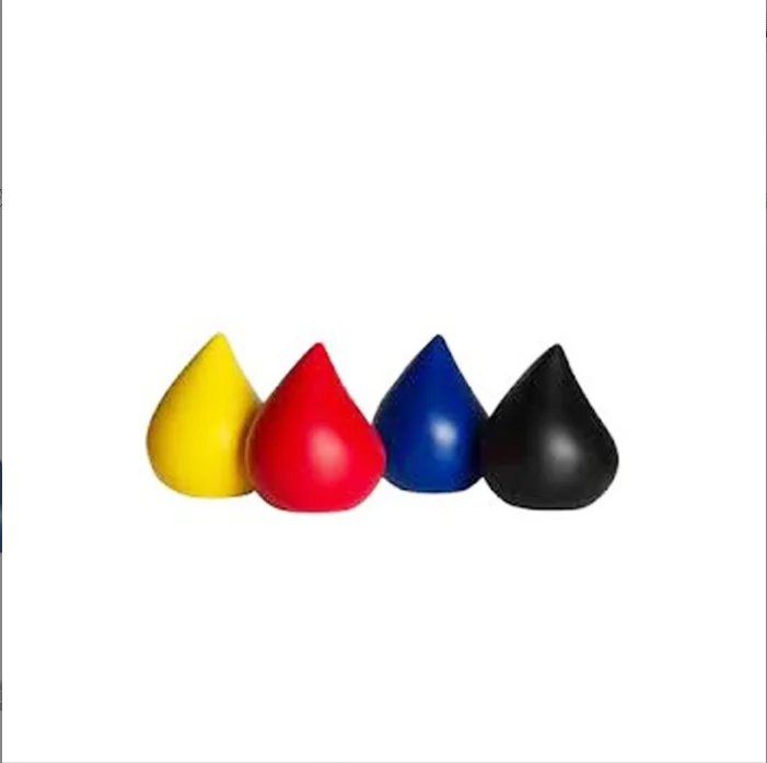 customized logo promotion Release Pressure anti PU ball drop shape fidget Stress Ball