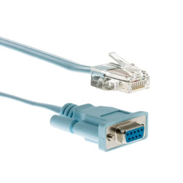 Console Cable DB9 to RJ45 6 Ft for  Router Switch Line Card - CAB-CONSOLE-RJ45