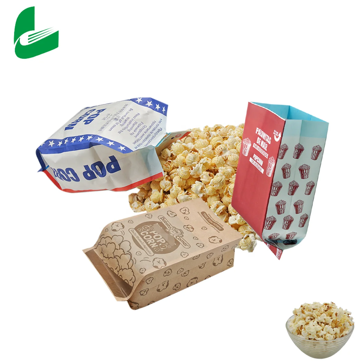Microwave cook scientific name packaging canned popcorn paper bags
