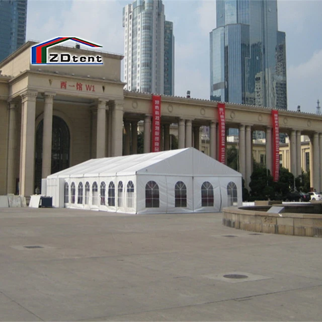White pvc fabric canopy tent outdoor waterproof 200 seater party tent