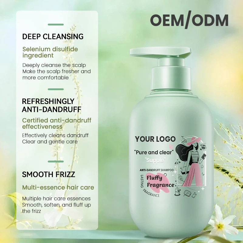 MULAN Customized Label Hair Care Gel Shampoo Clarifying Anti-Dandruff Adults Moisturizing Smoothing Nourishing Refreshing Oil