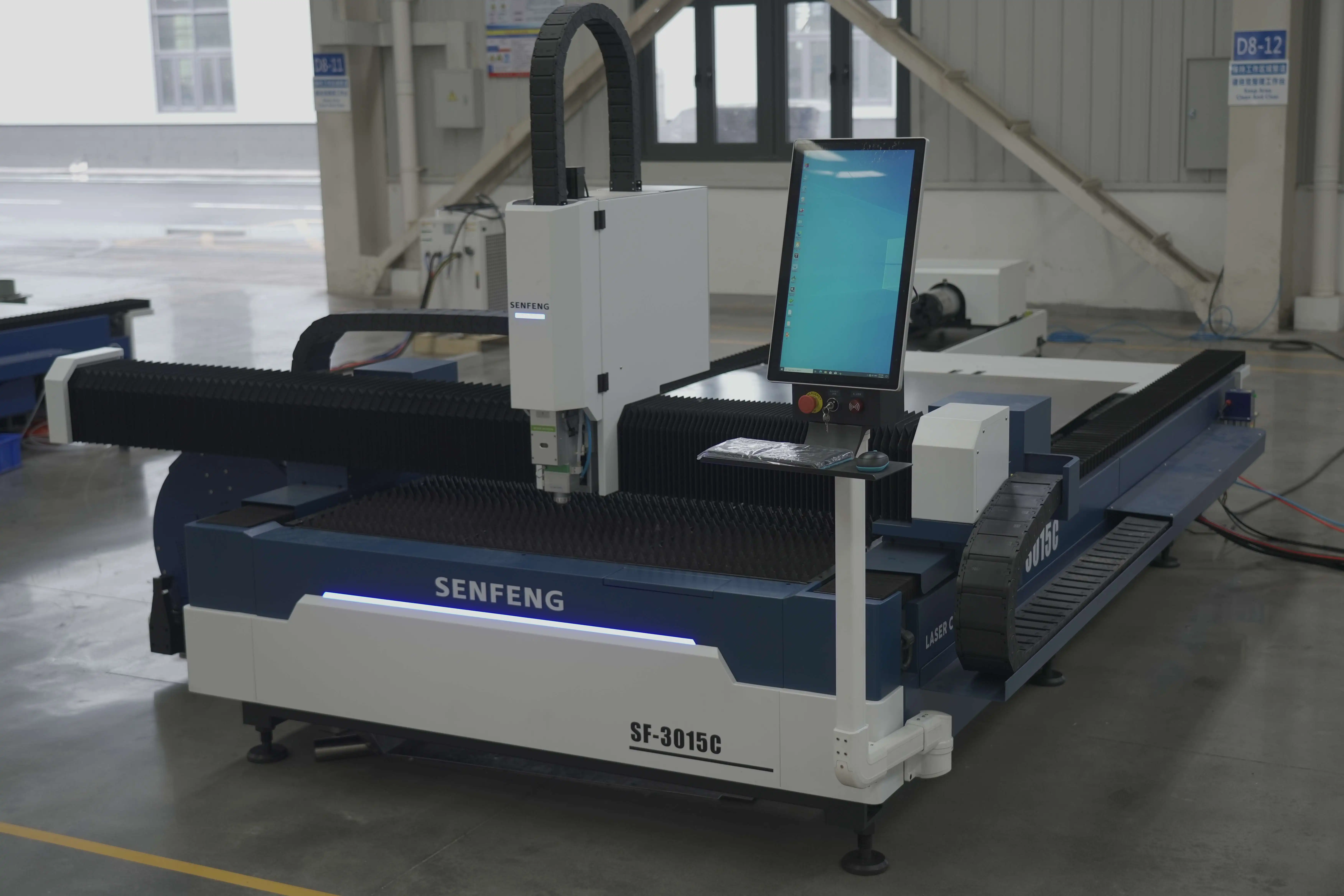 SENFENG hot sale open type fiber laser sheet metal and tube cutting machine SF3015C with 6m tube cutting