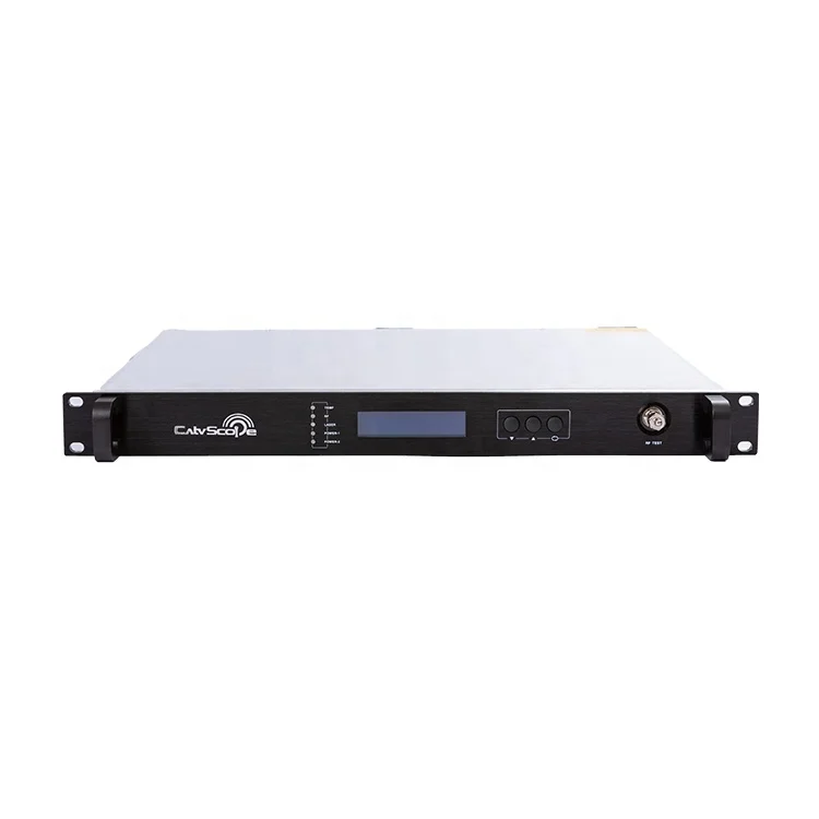 Catvscope FTTH 19 Inch Standard Rack 1U Height SOT-55XX Satellite Mid-frequency and Cable TV Laser Transmitter