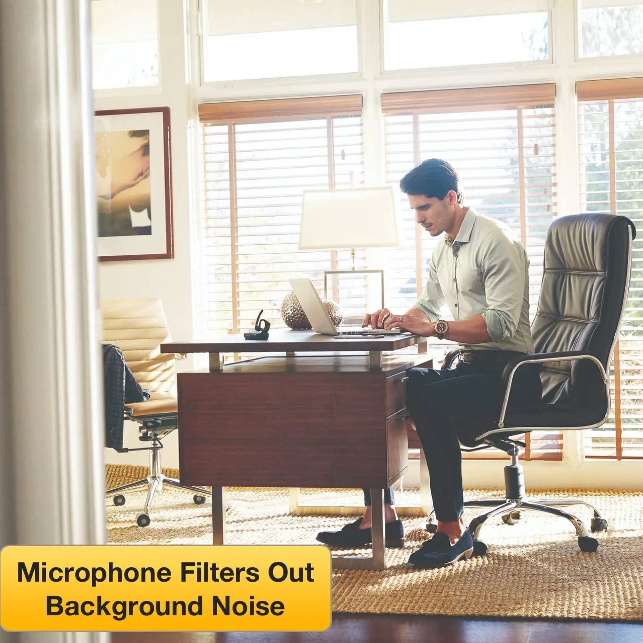 Plantronics Voyager 5200 UC Blueteeth Headset Bundle w/Bonus P/N:206110-01 for Smartphones PC MAC Using RingCentra