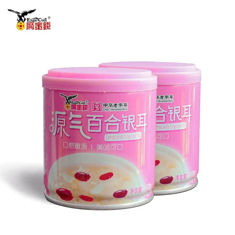 China Manufactory tremella chinese special snacks household tremella with Lily Natural dessert