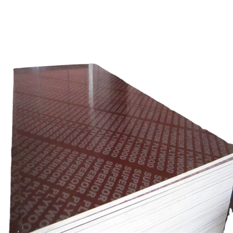 1250*2500*18mm brown film faced or black film faced plywood / film face plywood for formwork construction