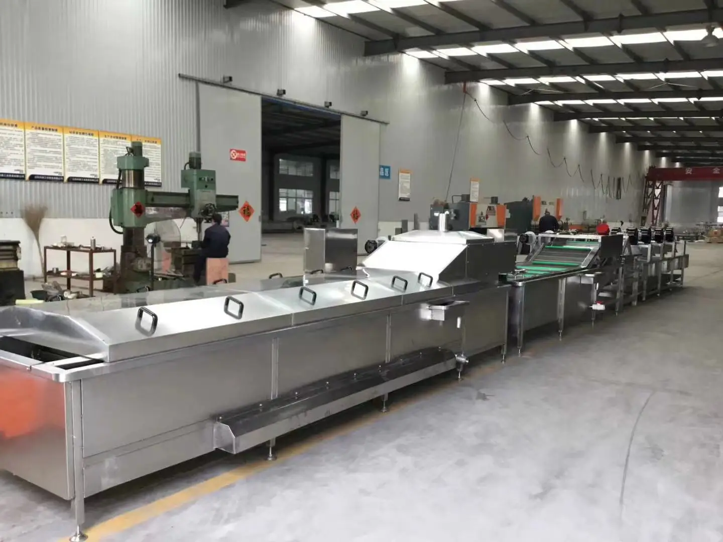 Factory Price Automatic vegetables  processing line Washing&cutting line