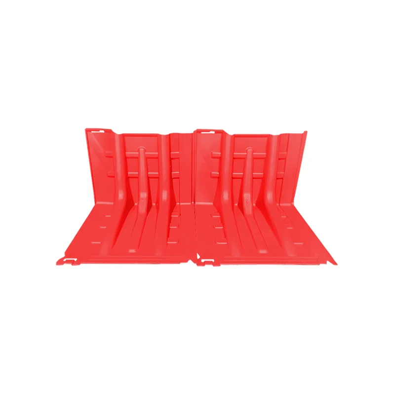 Plastic Flood Barrier Manufacturers Garage Subway Entrance Temporary Flood Waterproofing Removable L Shape Flood Barriers