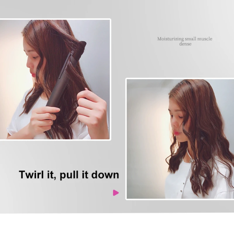 Professional portable cheap fast flat iron hair straightaener 2 in 1 Steam wireless mini hair Straightener comb For Daily Use