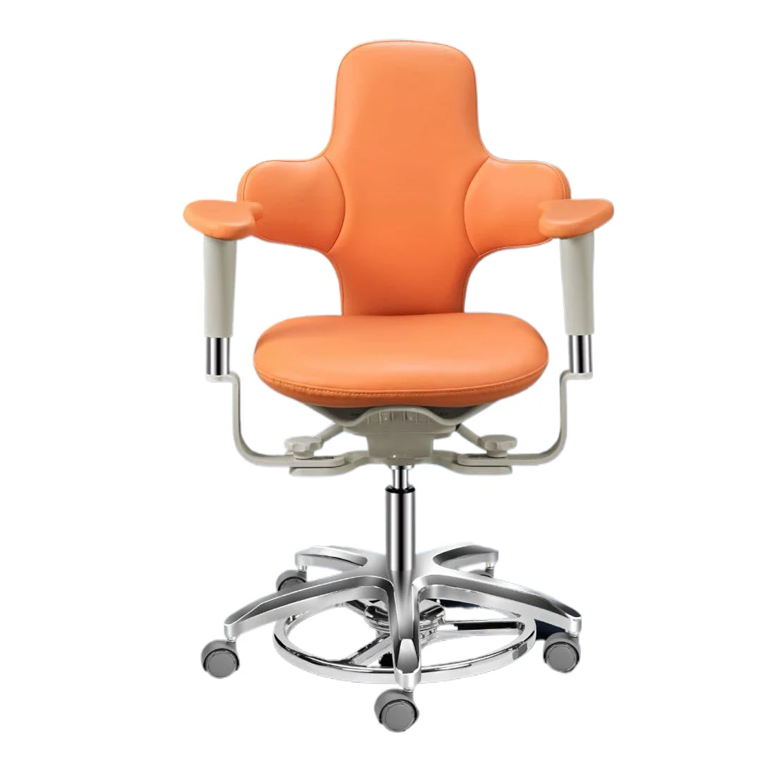 Динамическое сиденье стоматологический микроскоп стул микрофибра кожа стопы контролируемый медицинский эргономичный