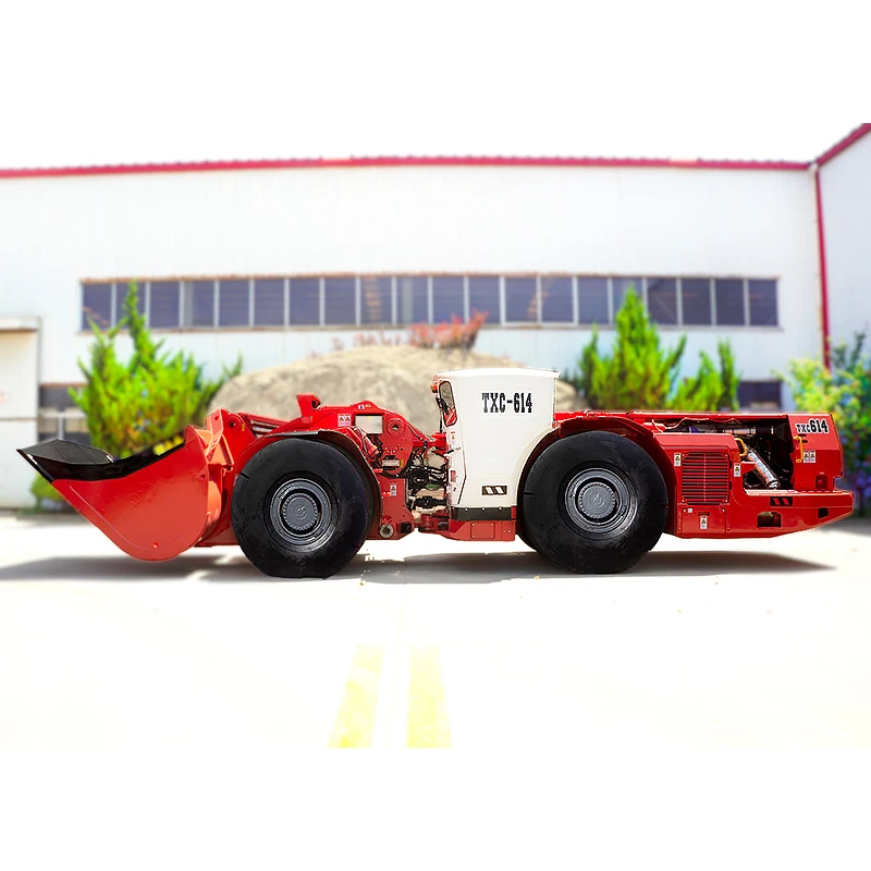 Underground Diesel Wheel Loader Shandong Tuoxing Mining Scoop Loader TC-614 Load Haul Dump