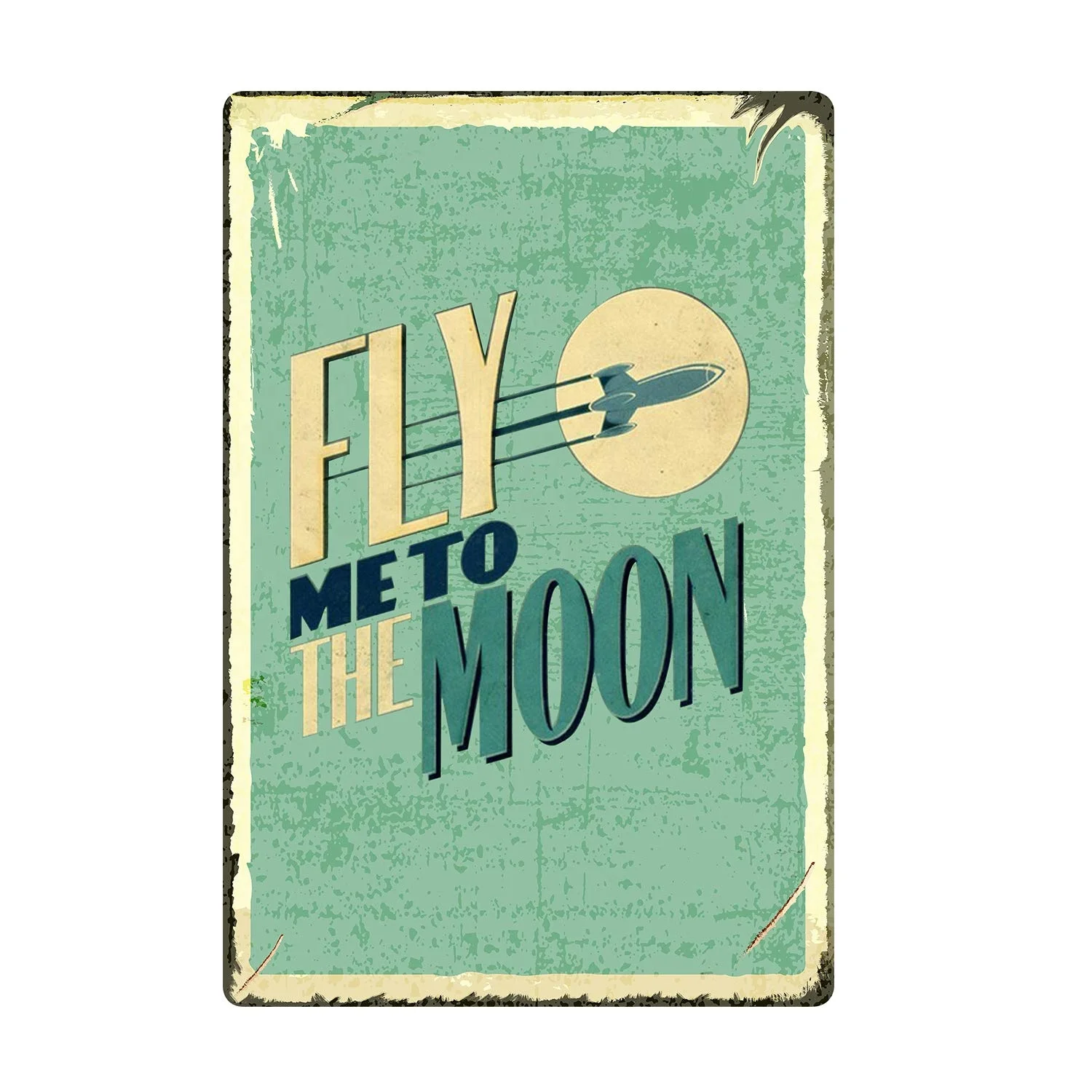 
Retro Metal Tin Signs Wholesale Art Wall Decoration House Cafe Bar Vintage Plaque 