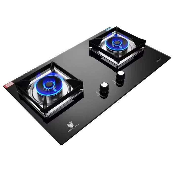 Wholesale Promote Product Portable 2 Burner Tempered Glass Gas Stove, Gas Cooker