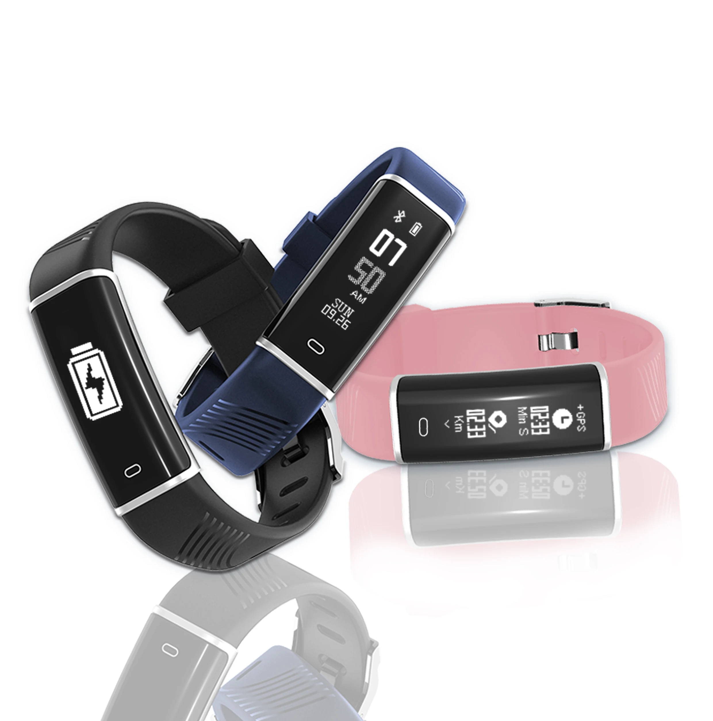 ECG Smartwatch 3D Accelerometer Bluetooth Low Energy Wristband Smart Watch