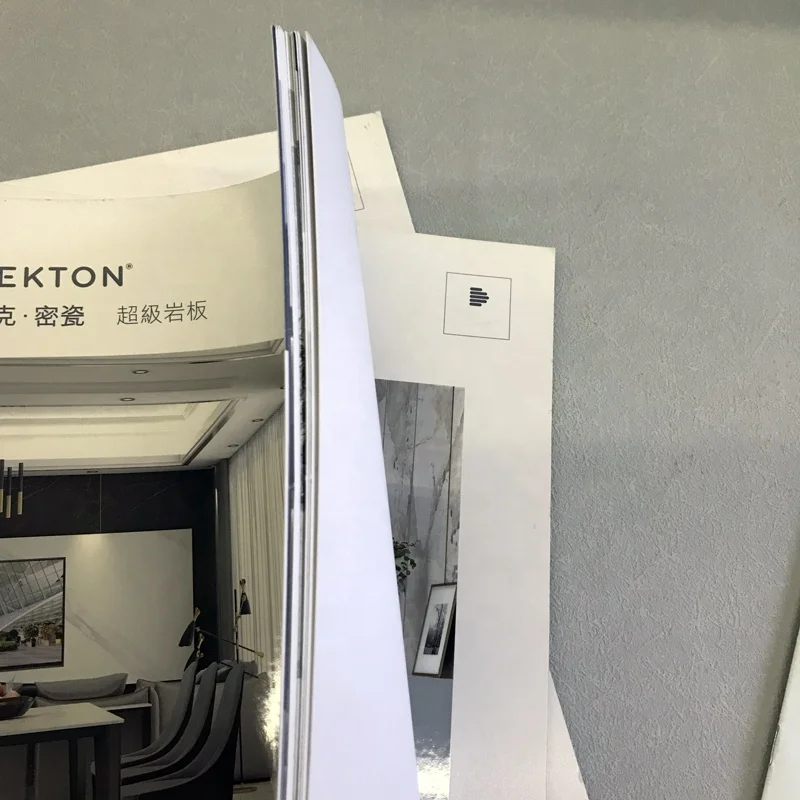 Custom printing Ceramic tile Company information product advertising Softcover photo Catalog  Brochure  book printing