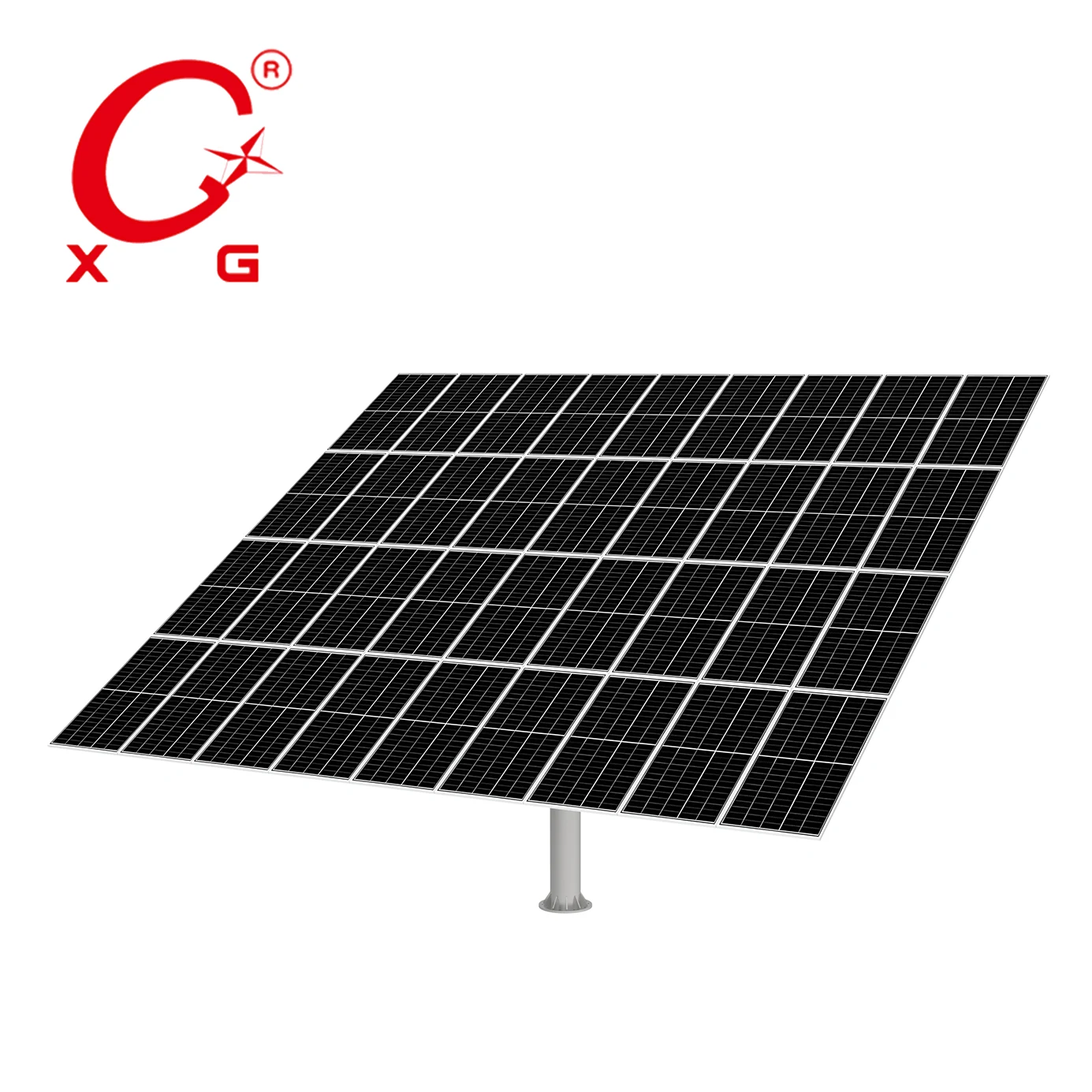 Smart Dual Axis On-Grid Pv solar Tracking System  Wireless Tracker Sun Power Clean Energy BIPV Solar Power Generation T