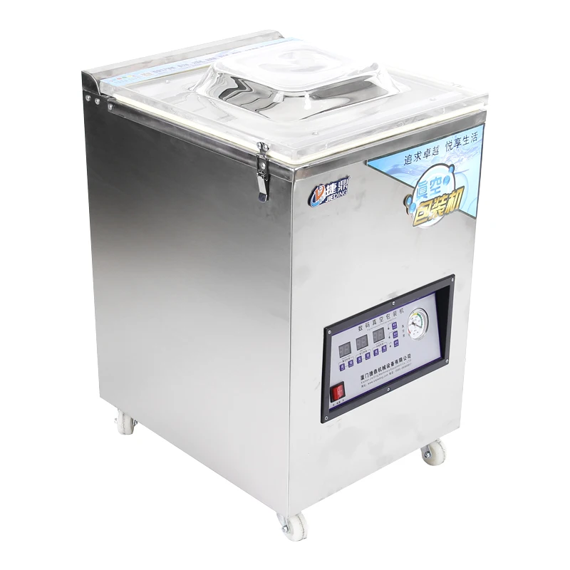 DZ-360 automatic commercial rice coffee fish food sausage chicken meat vacuum sealer packaging packing machine