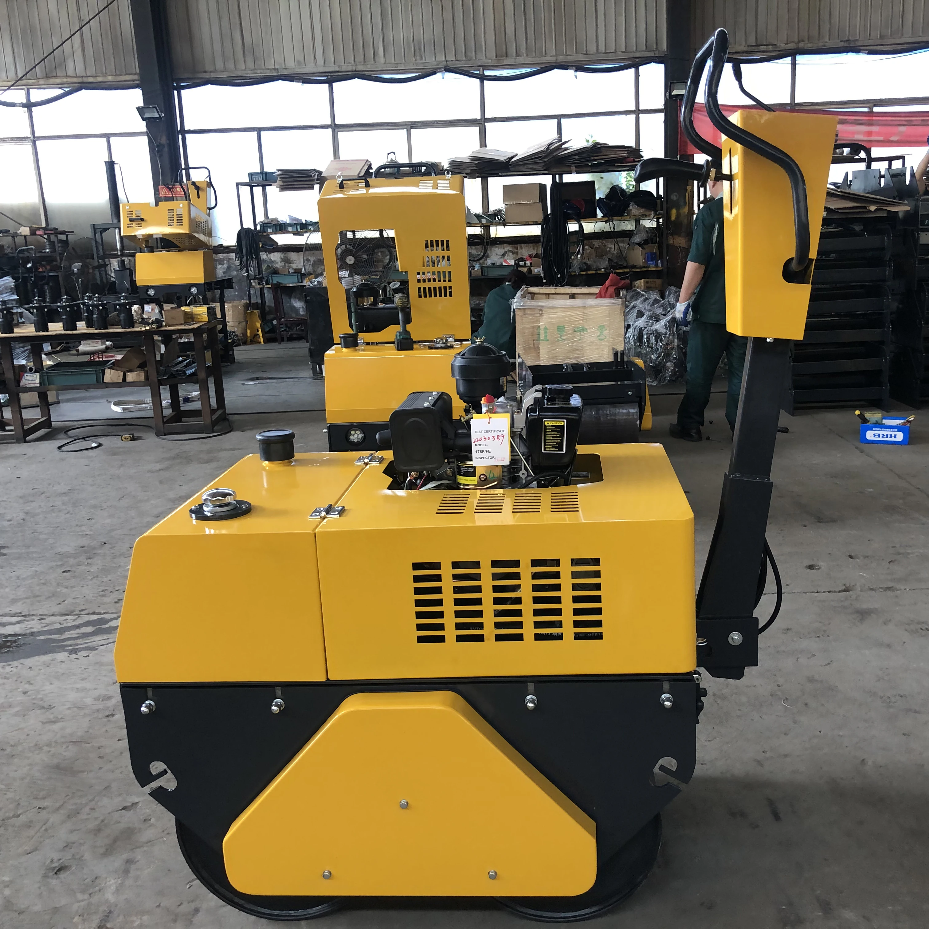 single drum vibratory road asphalt static roller hand held roller hydraulic compactor price