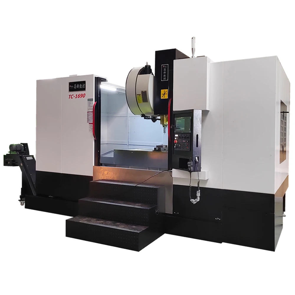 Китай завод cnc вертикальный обрабатывающий центр с ЧПУ машины TC-1690, характеризующийся высокопрочными конструкциями, фрезерный станок с ЧПУ Vmc машина