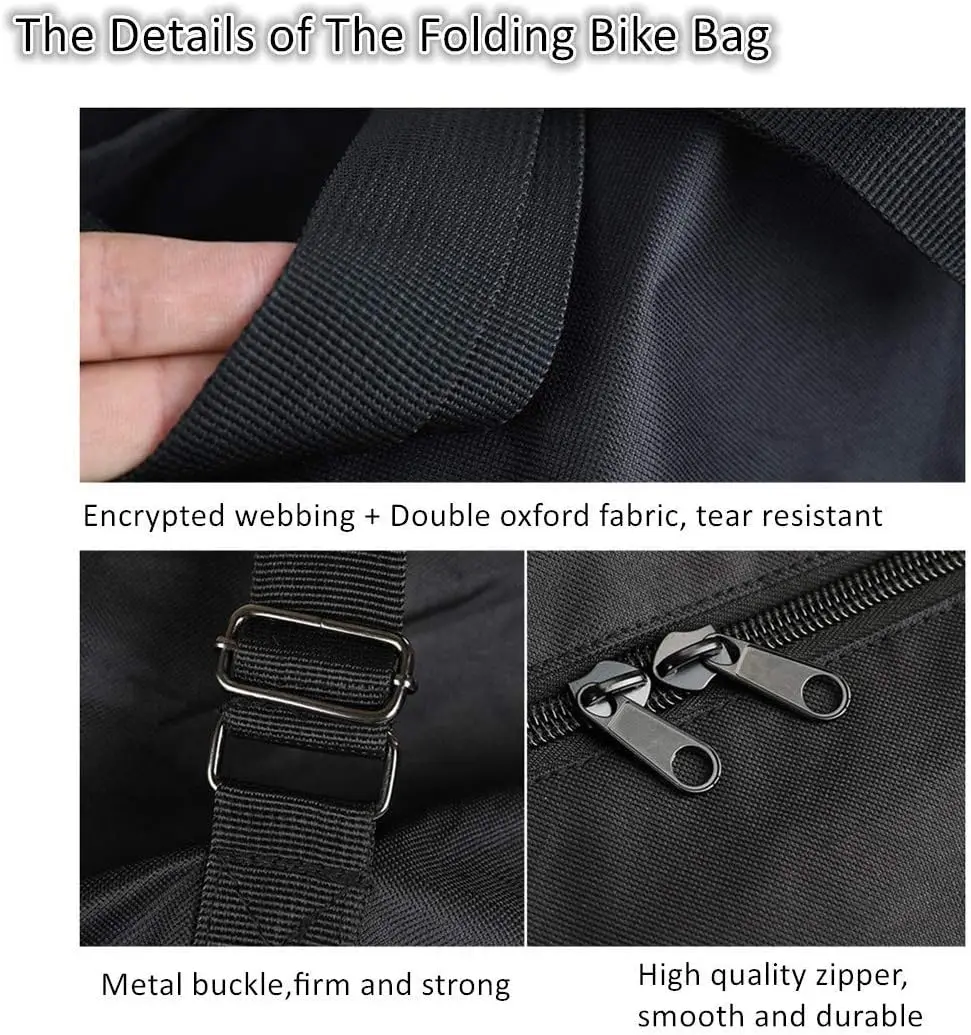 Folding Bike Carry Bag 26 Inch Thick Bicycle Transport Storage Case Bike Travel Bag