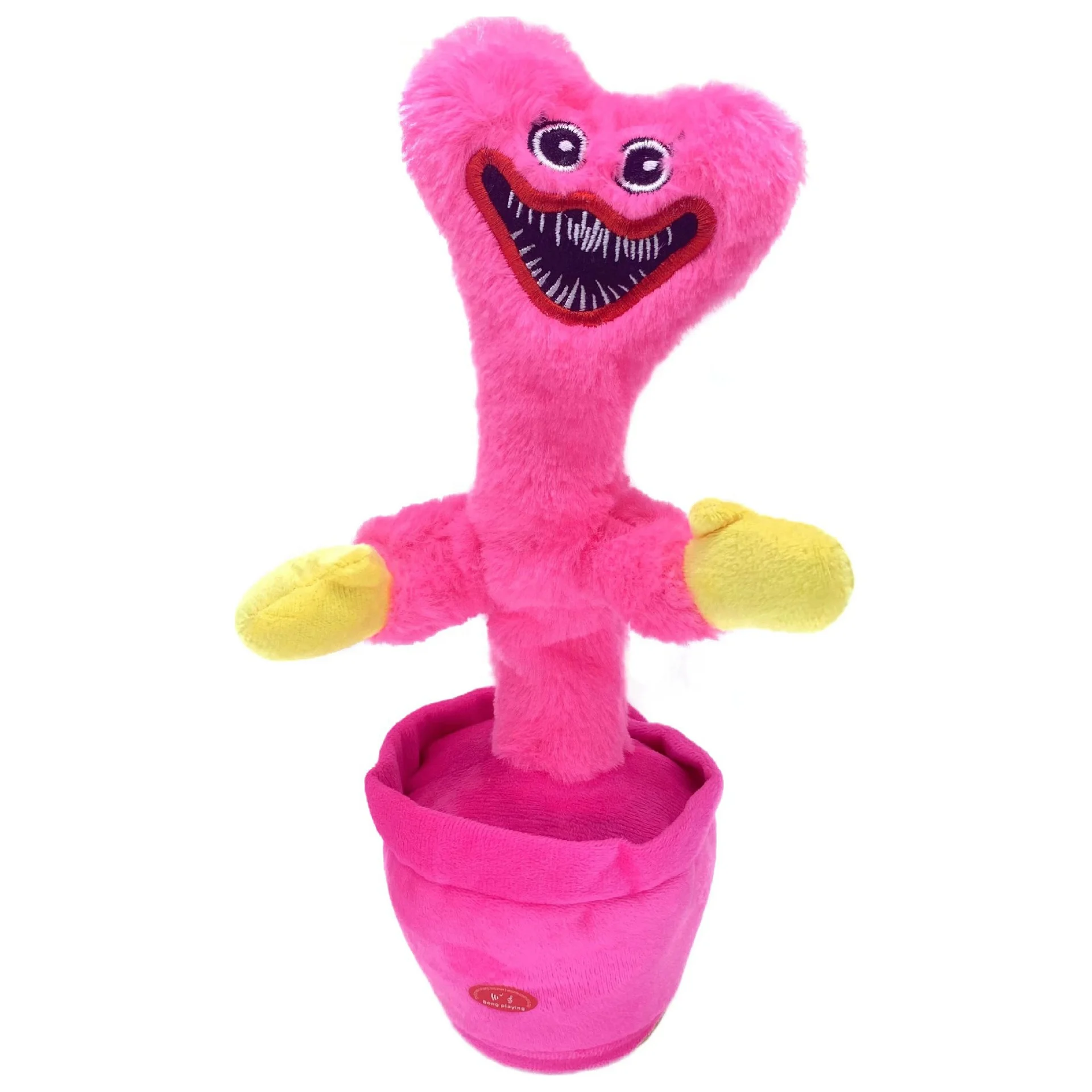 Kids Toy Manufacturer Easter Festival Gifts Motor-driven Twisting Dance Cactus Toy Doll Soft Plush Bunny Animal Stuffed Toys