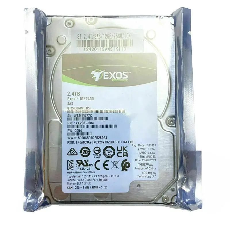 Оригинальный сервер HDD ST2400MM0129 2 4 TB SAS серверные внутренние жесткие диски ST1800MM0129 ST1200MM0009