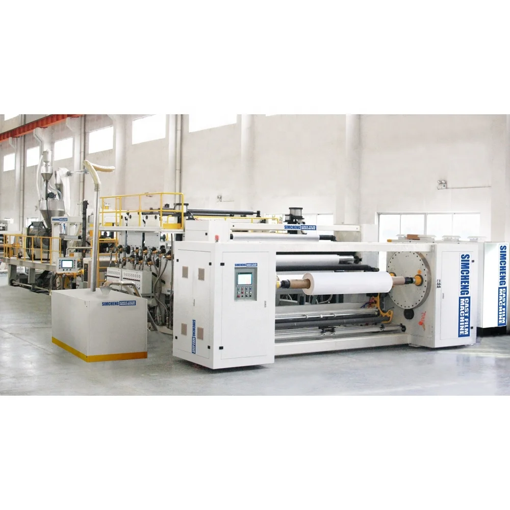 
SIMCHENG Newly Designed CPE Sanitary Materials Extruder Film Machine 