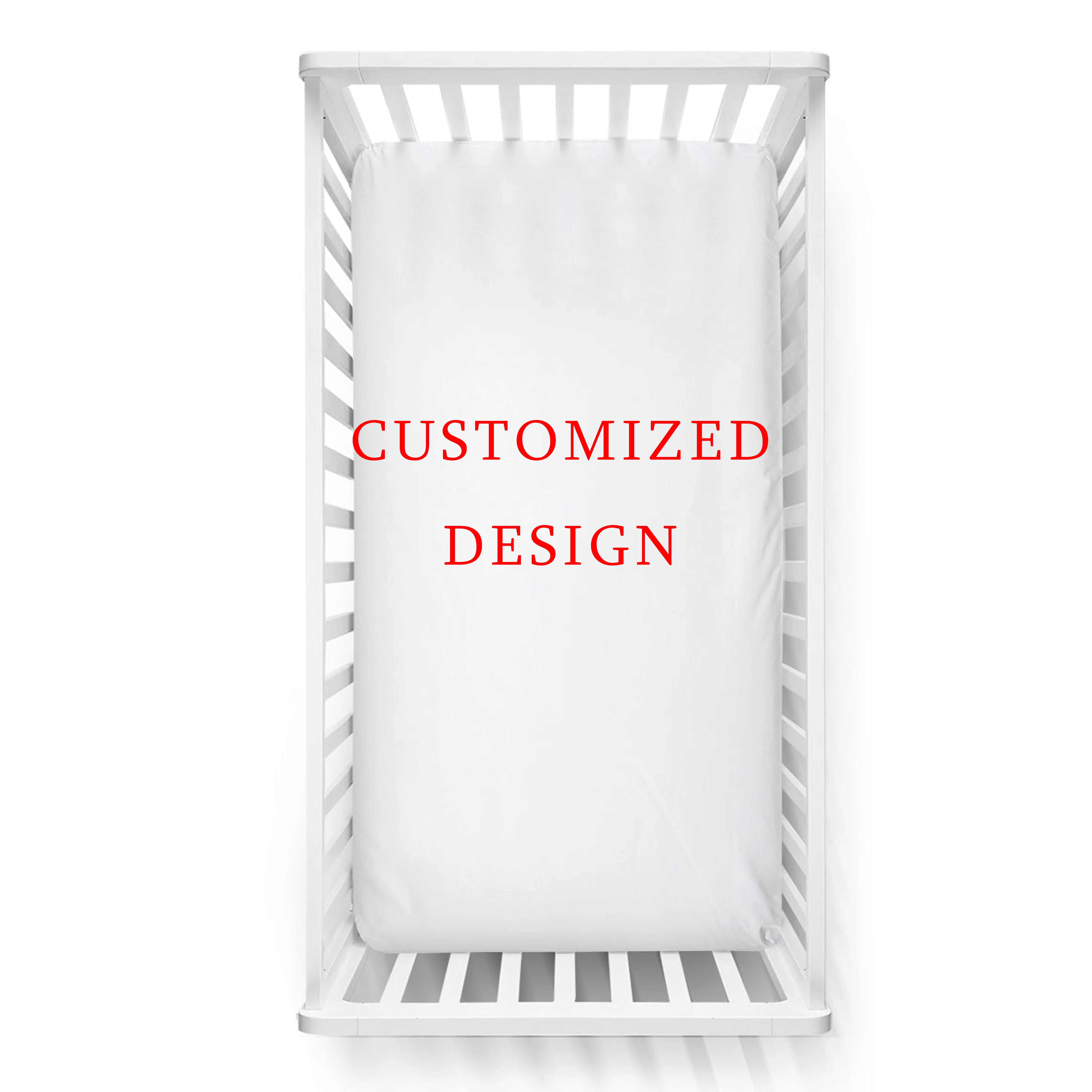 3 Years Warranty Wholesale Customized Baby Bed Cover Fitted Size Cot Protector Infant Standard Cot Sheets