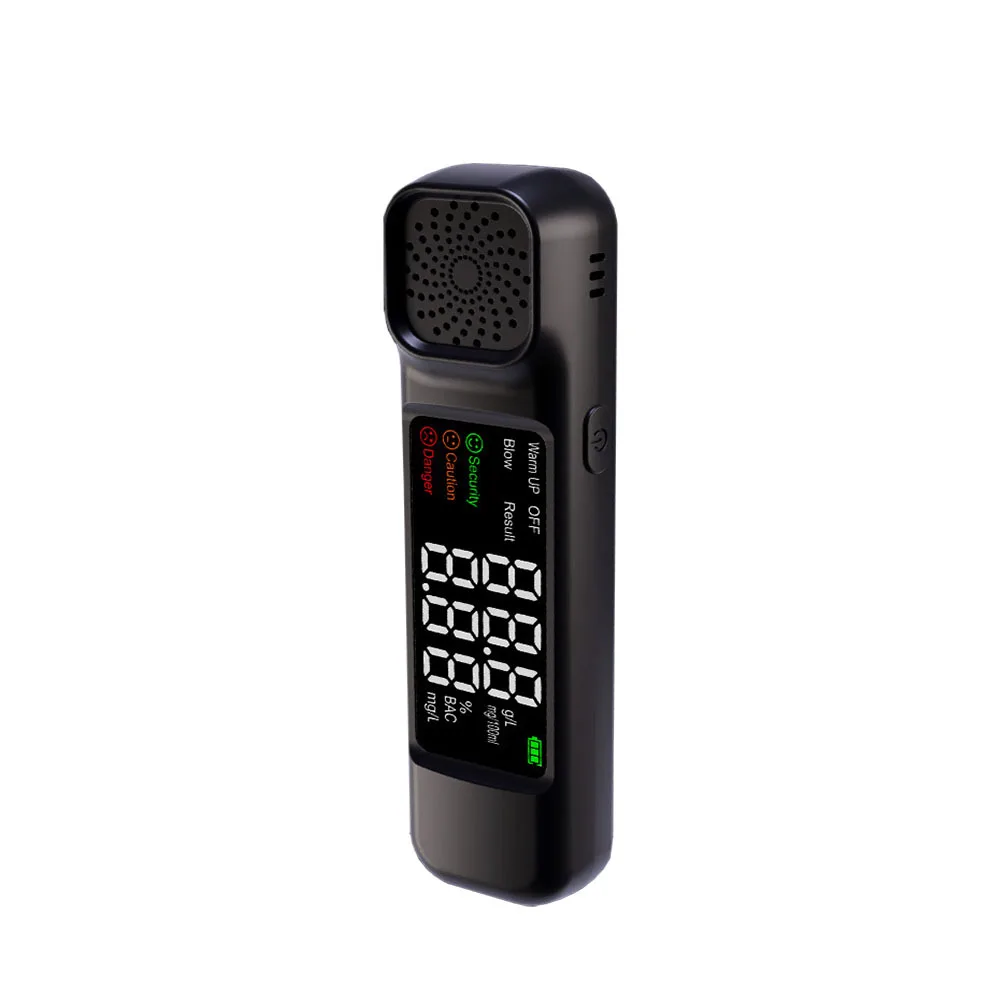 Digital screen display semiconductor sensor high accuracy mini alcohol tester breathalyzer
