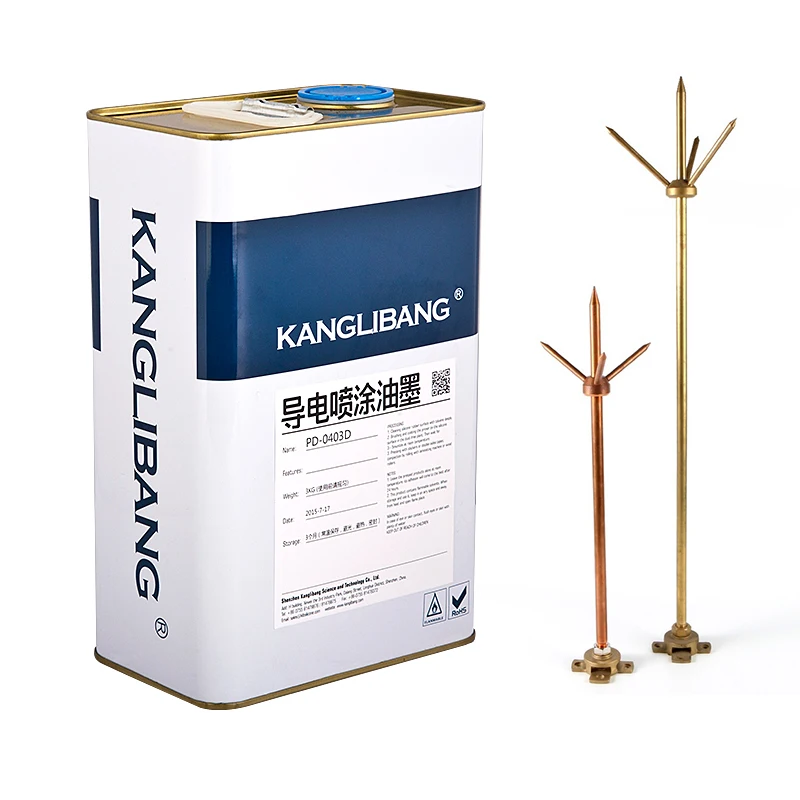 
Transparent electrically conductive paints coating ink spray powder for silicone rubber insulator 