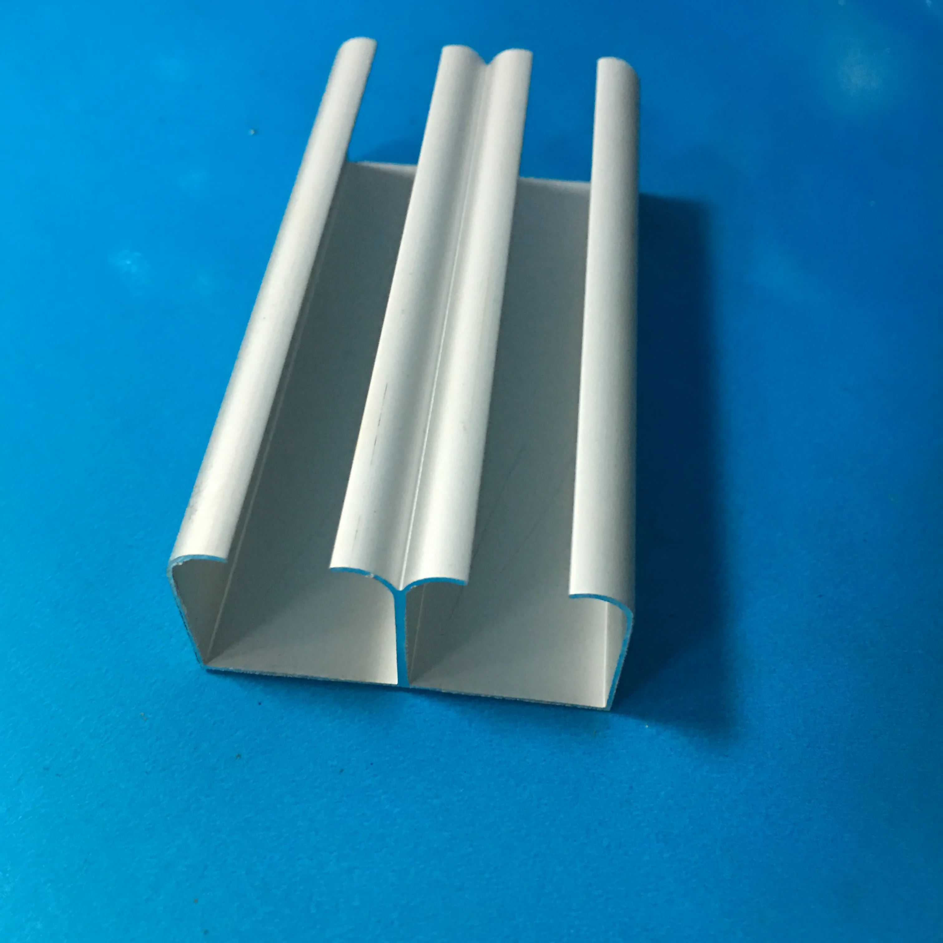 JOB roller guide rails wardrobe sliding door double top rails aluminum profile for sliding door roller